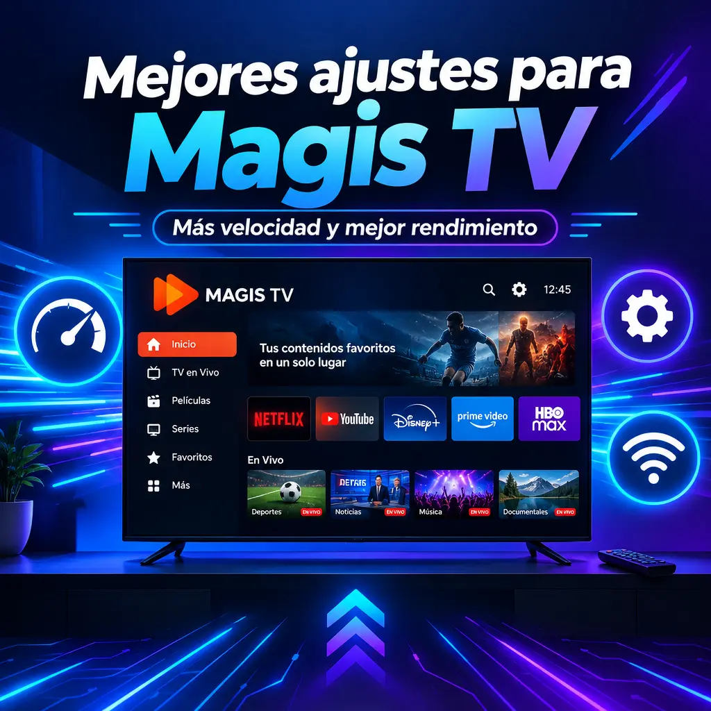 Mejores ajustes para el rendimiento de Magis TV